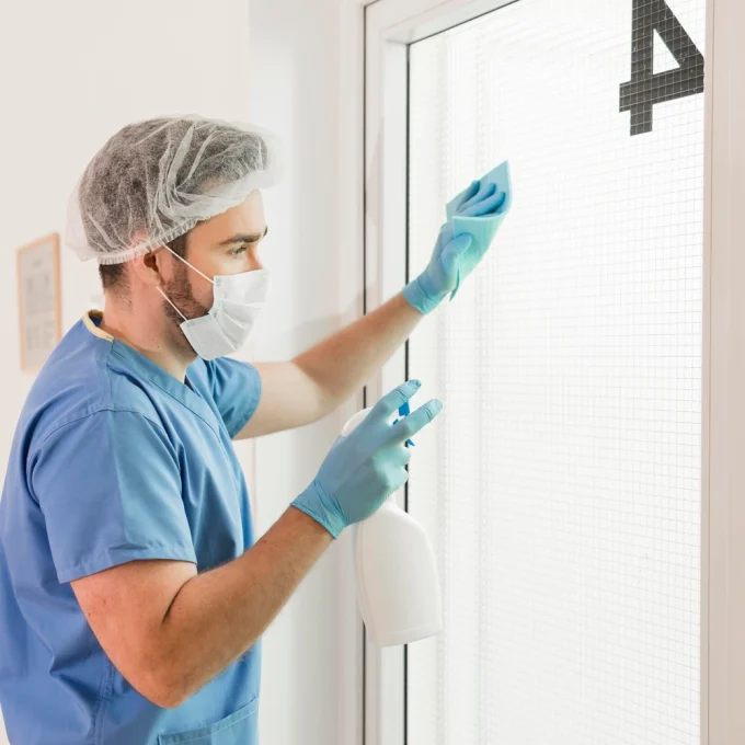 male-nurse-disinfecting-windows-hospital